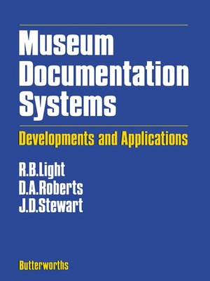 cover image of Museum Documentation Systems